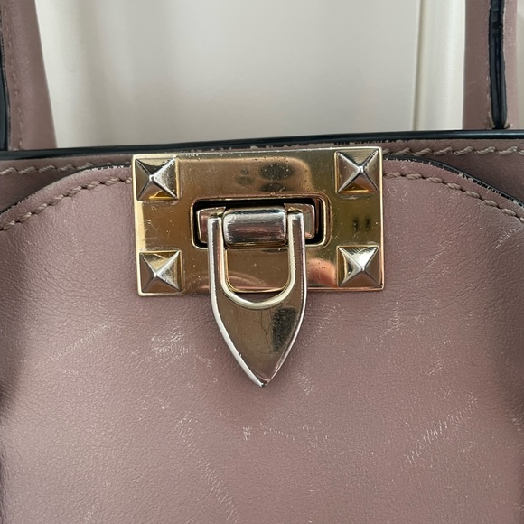 Authentic Valentino Rockstud Blush Pink 2 Way Bag - Picture 9 of 11